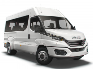 iveco daily minibus l3h2 2022 3D Models
