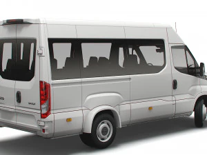 iveco daily minibus l3h2 2022 3D Model