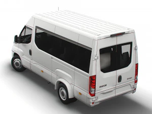 iveco daily minibus l3h2 2022 3D Model