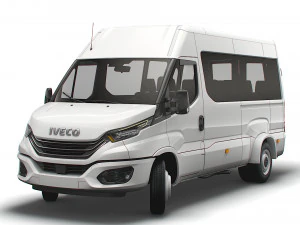 iveco daily minibus l3h2 2022 3D Model