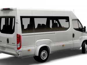iveco daily minibus l3h2 2022 3D Модель