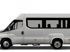 iveco daily minibus l3h2 2022 3D Модель