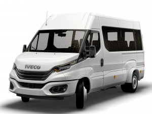 iveco daily minibus l3h2 2022 3D Модель