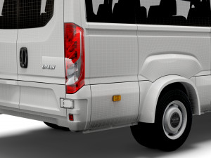 iveco daily minibus l3h2 2022 3D Модель
