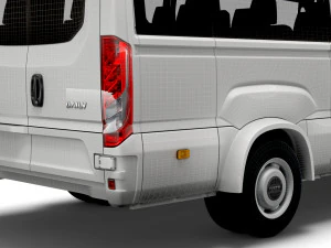 iveco daily minibus l3h2 2022 3D Model