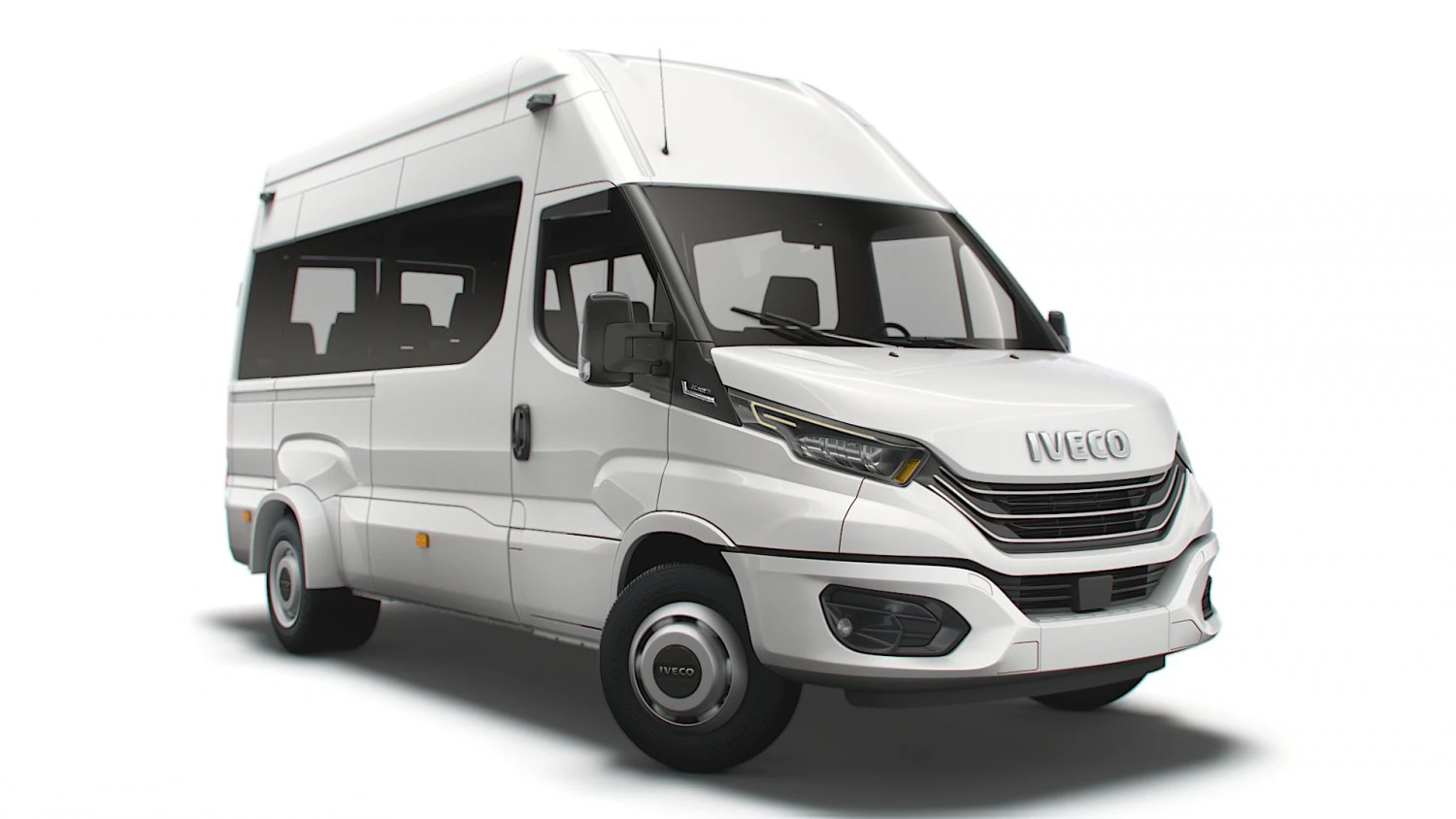 iveco daily minibus l3h3 2022 3D Model .c4d .max .obj .3ds .fbx .stl .blend
