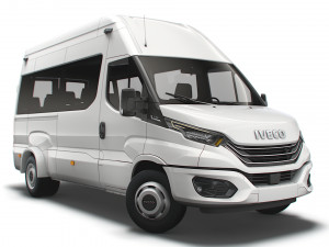 iveco daily minibus l3h3 2022 3D Models