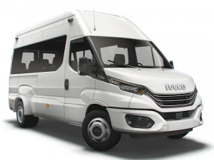 iveco minibus giornaliero l3h3 2022 Modello 3D
