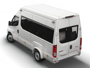 iveco daily minibus l3h3 2022 3D Модель