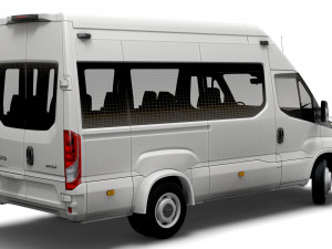 iveco daily minibus l3h3 2022 3D Модель