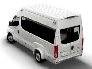 iveco daily minibus l3h3 2022 3D Модель