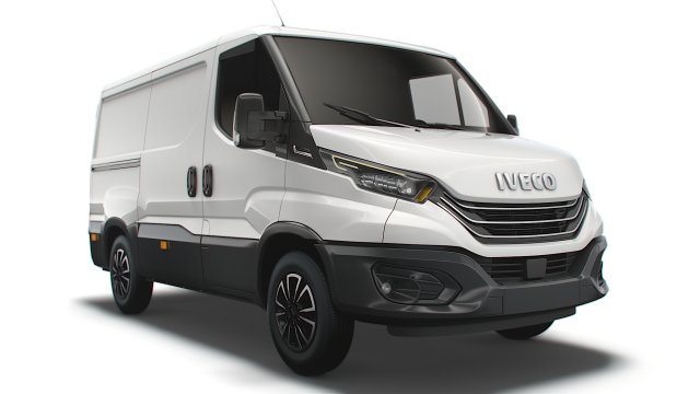 iveco daily van l1h1 2022 3D Model .c4d .max .obj .3ds .fbx .stl .blend 