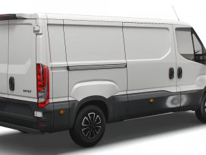 iveco daily van l2h1 2022 3D Model