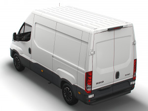 iveco daily van l2h2 2022 3D Модель