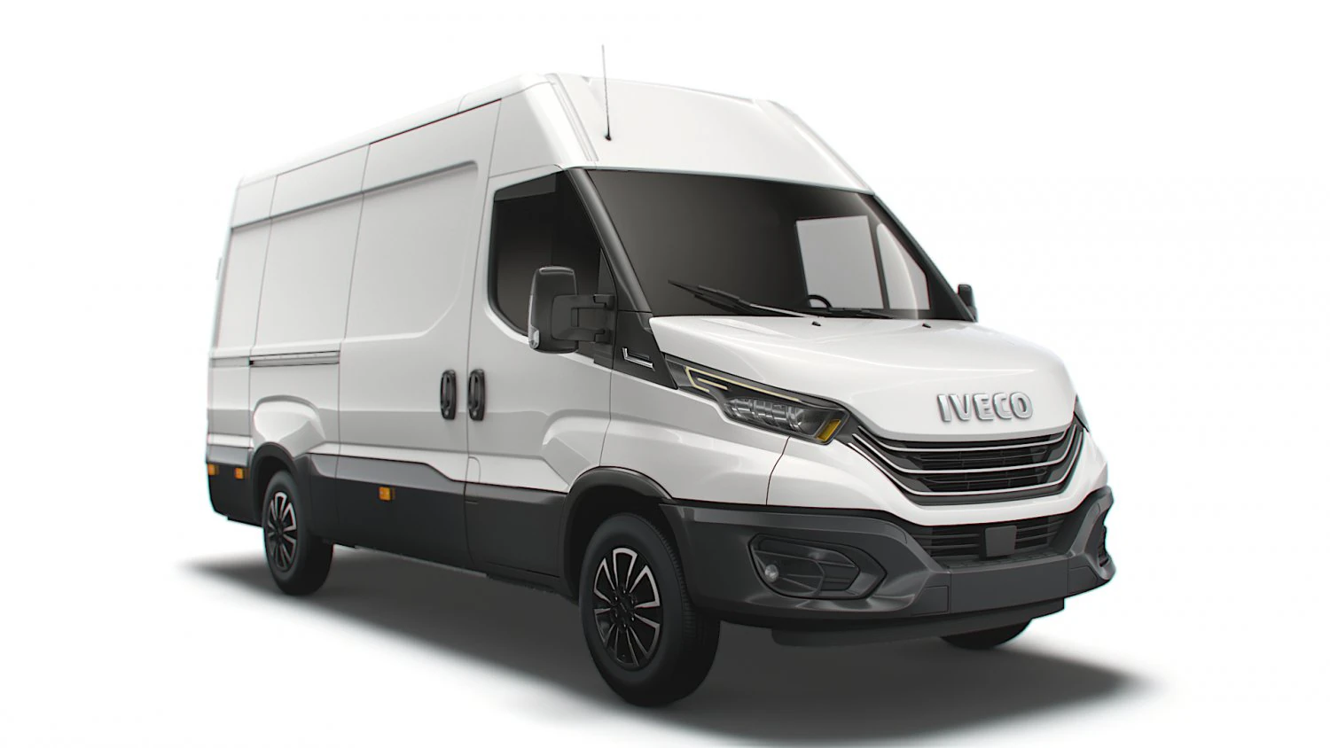 iveco daily van l3h2 2022 3D Model .c4d .max .obj .3ds .fbx .stl .blend 