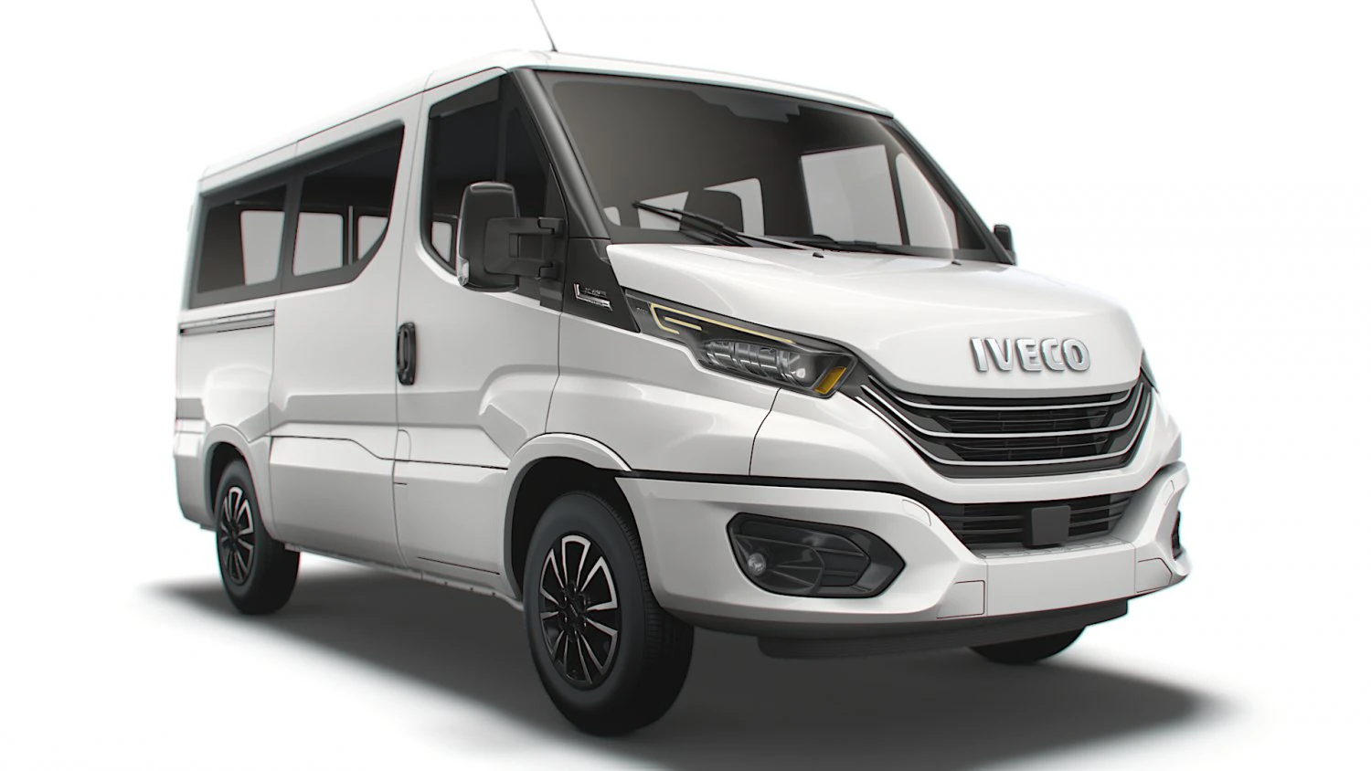 iveco daily window van l1h1 2022 3D Model .c4d .max .obj .3ds .fbx .stl .blend 