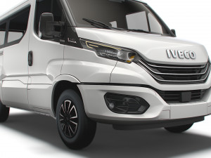 iveco daily window van l1h1 2022 3D मॉडल