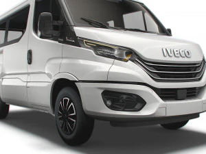 iveco daily window van l1h1 2022 3D Model