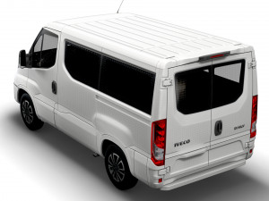 iveco daily window van l1h1 2022 3D मॉडल