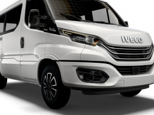 iveco daily window van l1h1 2022 3D मॉडल