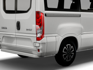 iveco daily window van l1h1 2022 3D मॉडल