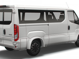 iveco daily window van l2h1 2022 3D Model