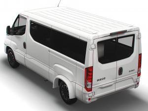 iveco daily window van l2h1 2022 3D Model