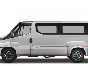 iveco daily window van l2h1 2022 3D Model