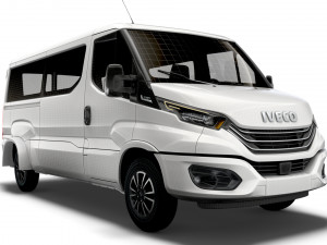 iveco daily window van l2h1 2022 3D Model