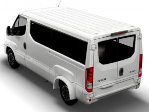 iveco daily window van l2h1 2022 3D Model