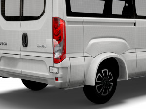 iveco daily window van l2h1 2022 3D Model