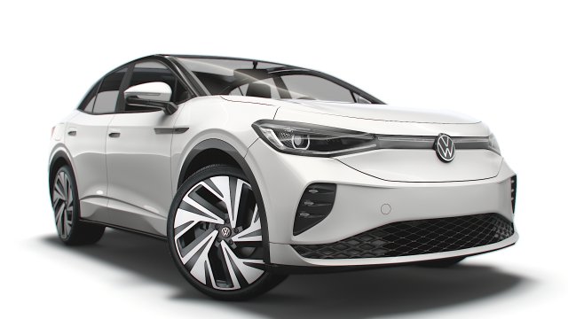 VW ID5 1st 2022 3D Модель .c4d .max .obj .3ds .fbx .stl .blend 