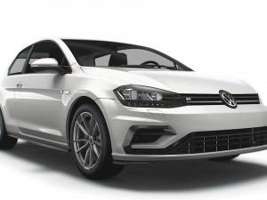 Volkswagen Golf R 3door Typ 5G 2017 3D Model