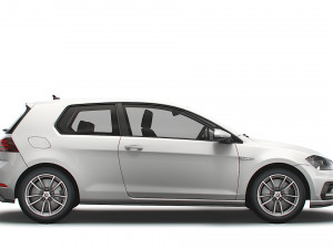 Volkswagen Golf R 3door Typ 5G 2017 3D Model