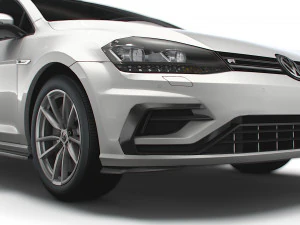 Volkswagen Golf R 3door Typ 5G 2017 3D Model