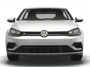 Volkswagen Golf R 3door Typ 5G 2017 3D Model
