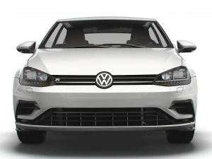 Volkswagen Golf R 3door Typ 5G 2017 3D Model