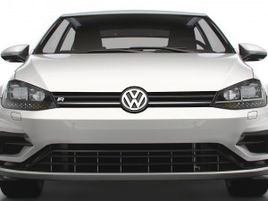 Volkswagen Golf R 3door Typ 5G 2017 3D Model