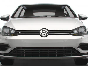 Volkswagen Golf R 3door Typ 5G 2017 3D Model