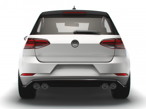Volkswagen Golf R 3door Typ 5G 2017 3D Model