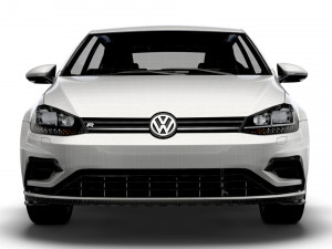 Volkswagen Golf R 3door Typ 5G 2017 3D Model