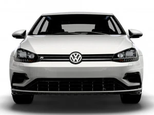 Volkswagen Golf R 3door Typ 5G 2017 3D Model