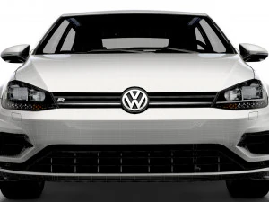 Volkswagen Golf R 3door Typ 5G 2017 3D Model