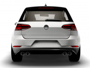 Volkswagen Golf R 3door Typ 5G 2017 3D Model