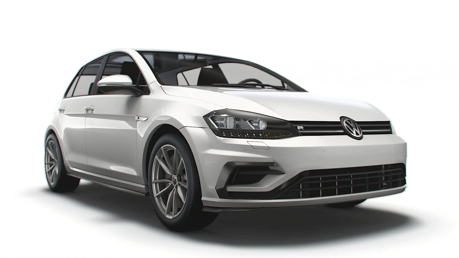 Volkswagen Golf R 5door Typ 5G 2017 3D Model .c4d .max .obj .3ds .fbx .stl .blend 