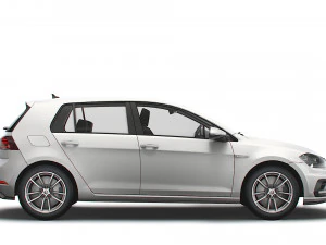 Volkswagen Golf R 5door Typ 5G 2017 3D Model