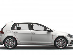 Volkswagen Golf R 5door Typ 5G 2017 3D Model