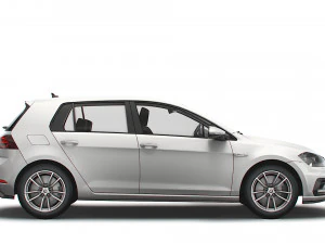 Volkswagen Golf R 5door Typ 5G 2017 3D Model