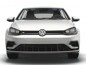 Volkswagen Golf R 5door Typ 5G 2017 3D Model