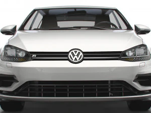 Volkswagen Golf R 5door Typ 5G 2017 3D Model